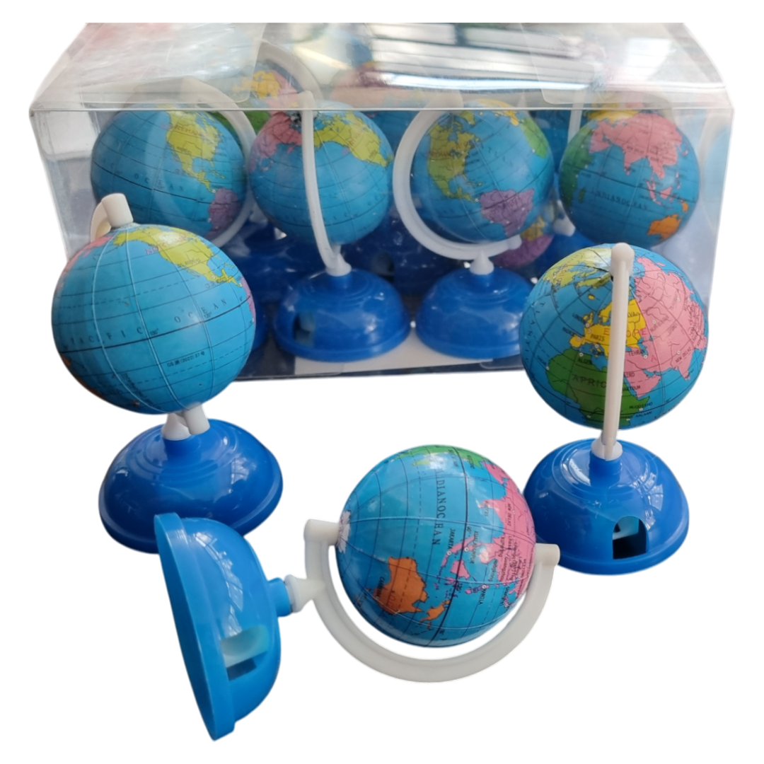 Sacapuntas De Figura Globo Terráqueo