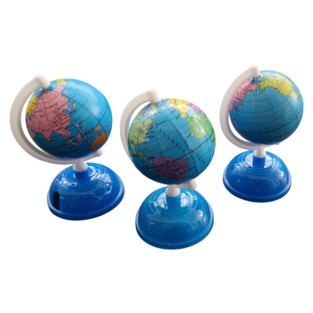 Sacapuntas De Figura Globo Terráqueo