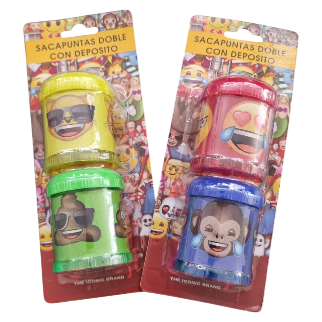 Blíster Con 2 Sacapuntas Cilindro Con Depósito