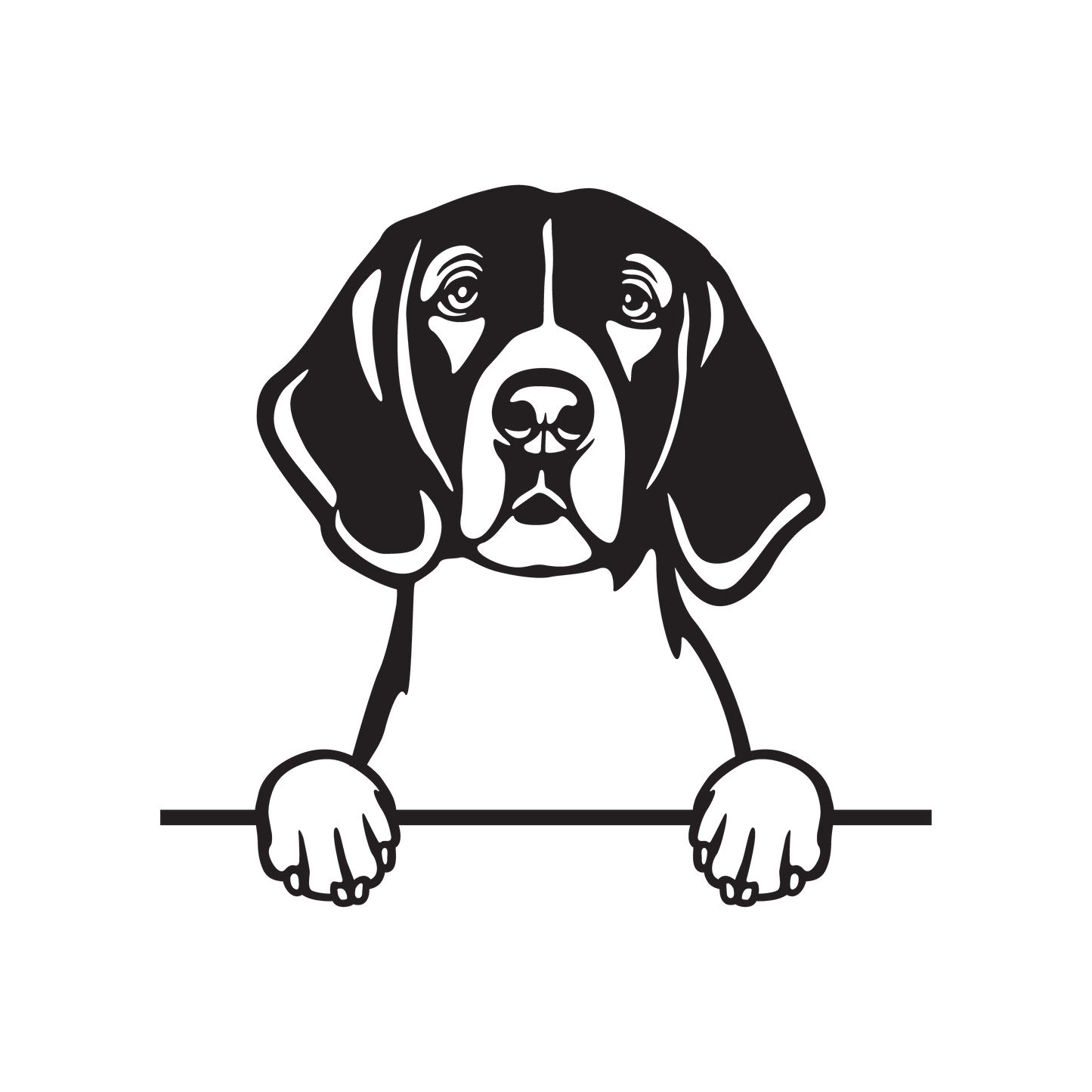 Cuadro Decorativo de Raza Canina en MDF