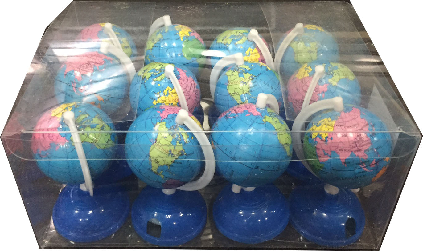 Sacapuntas De Figura Globo Terráqueo