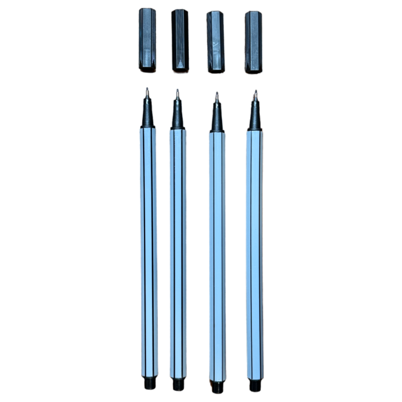 Estilógrafo Negro Paquete De 12 Piezas