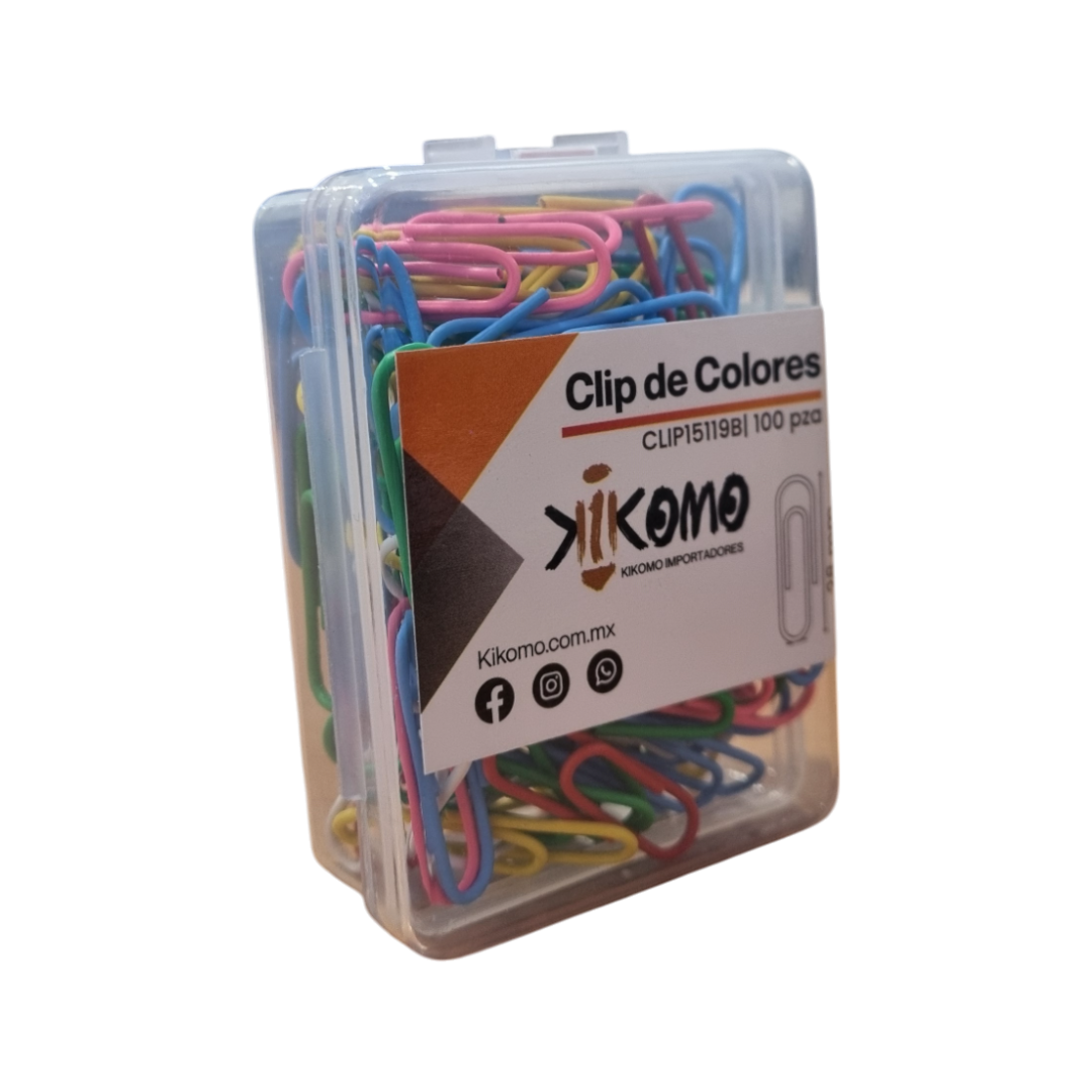 Clip Forrado De Colores 28 MM
