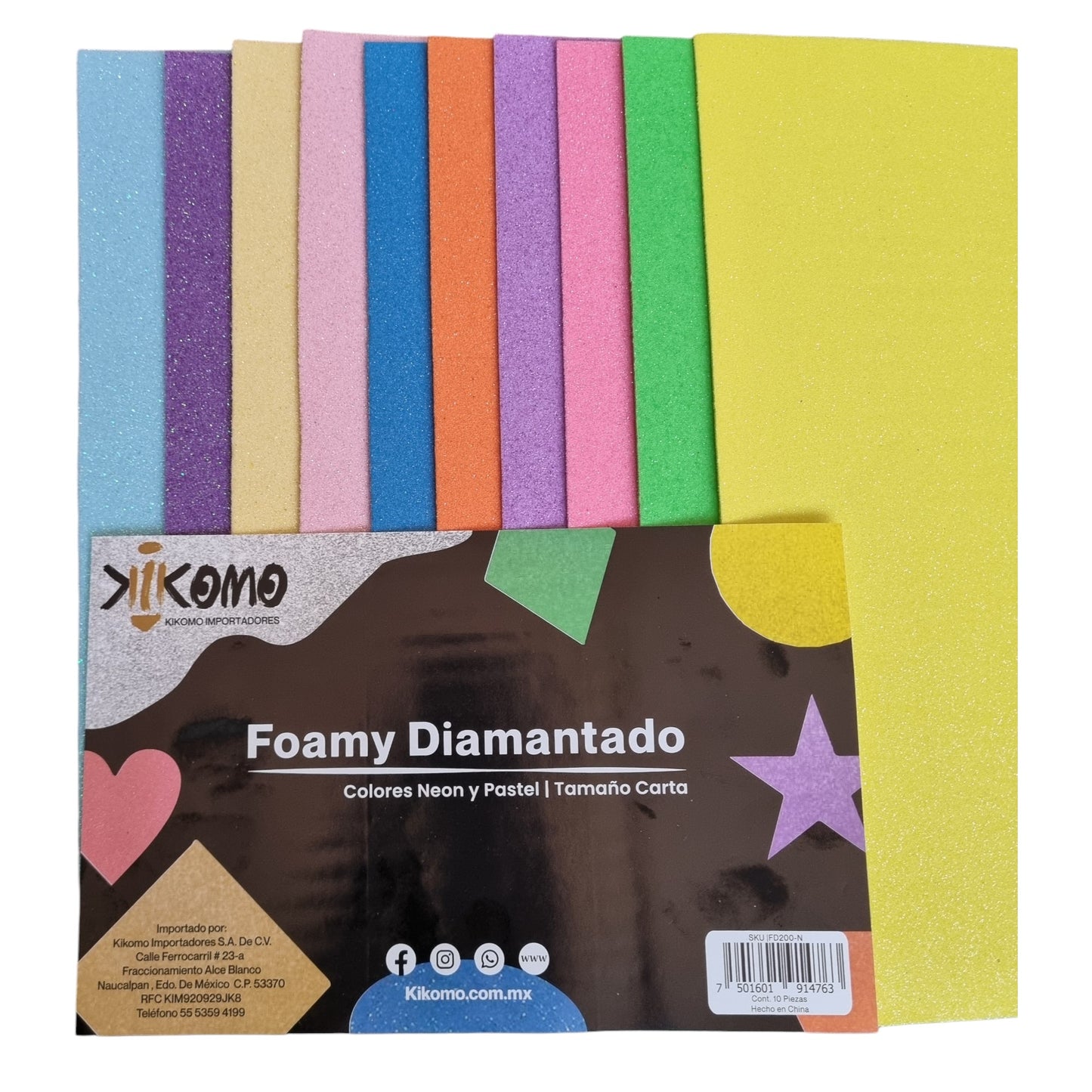 Foamy Diamantado Por Color