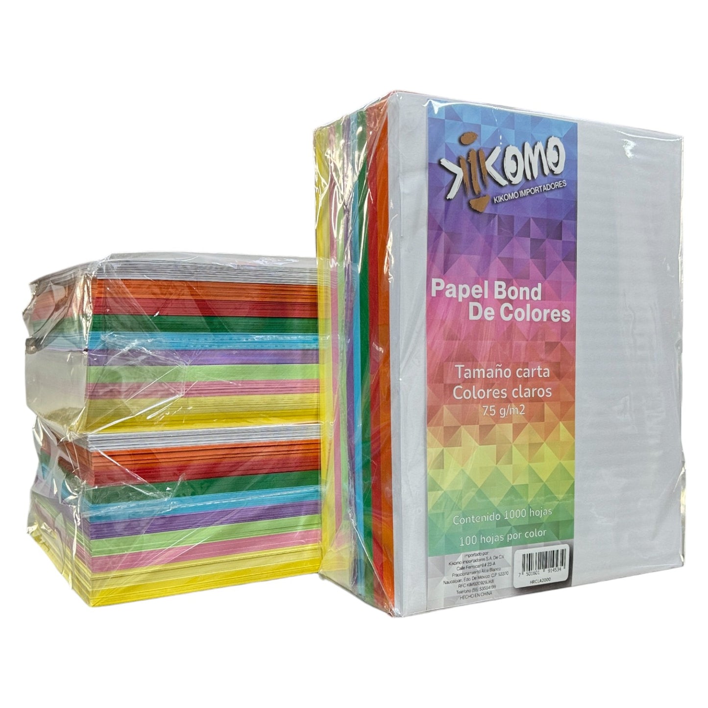 Hoja De Color Tamaño Carta Colores Claros
