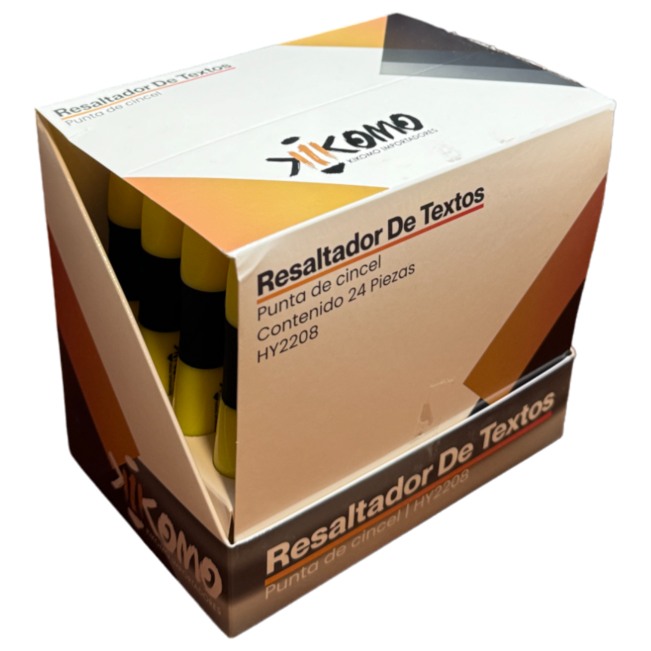 Resaltador De Textos Grueso Amarillo