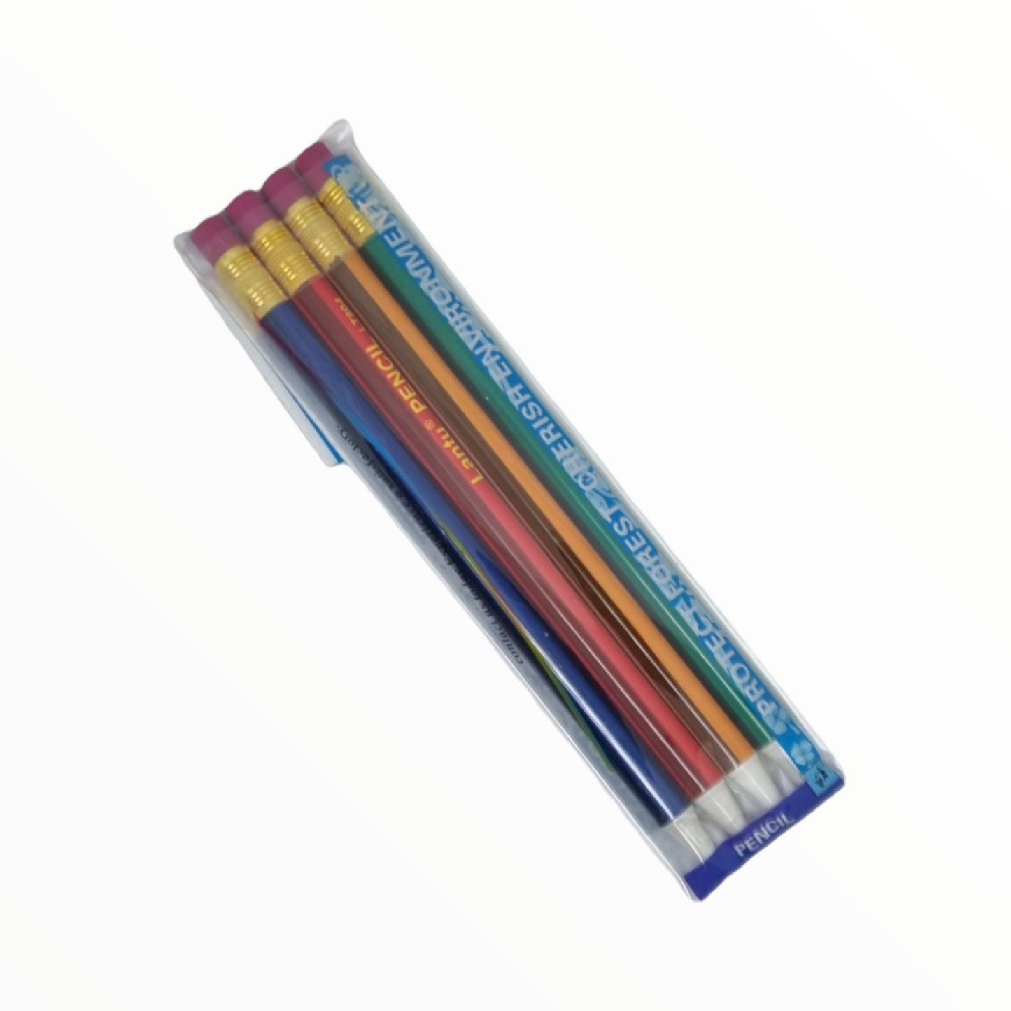 Lapicero Tipo Lápiz Colores y Goma