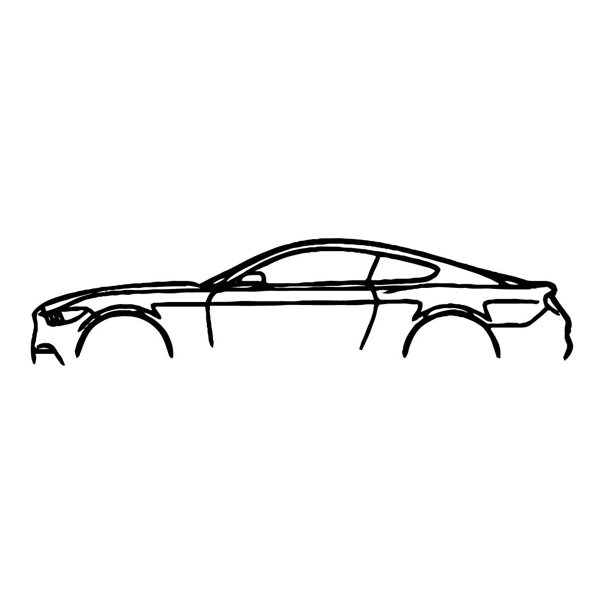 Cuadros de Autos – Corte Láser en MDF 90 x 18 cm