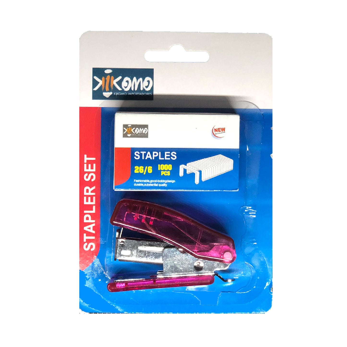 Mini Engrapadora De Grapa Estándar Transparente Con Grapas