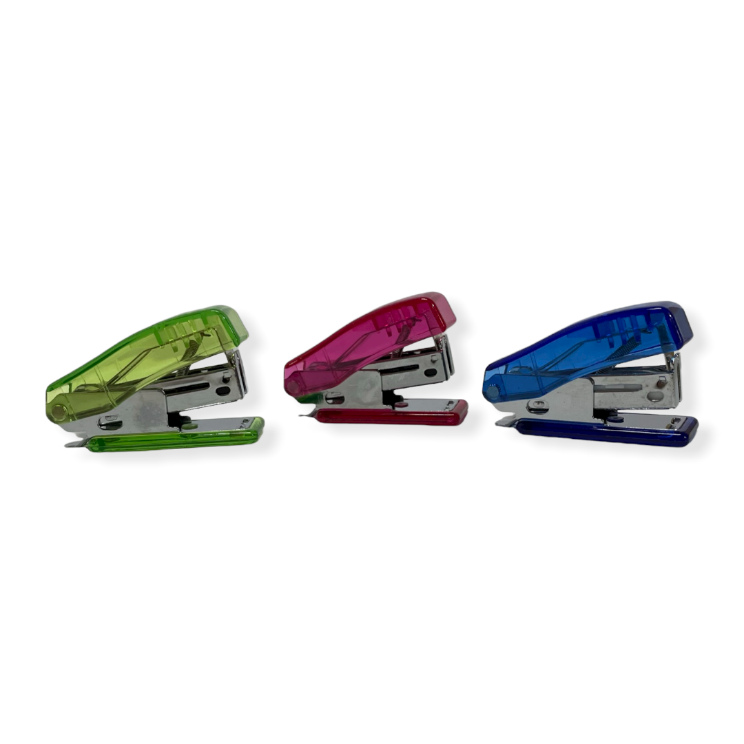 Mini Engrapadora De Grapa Estándar Transparente Con Grapas