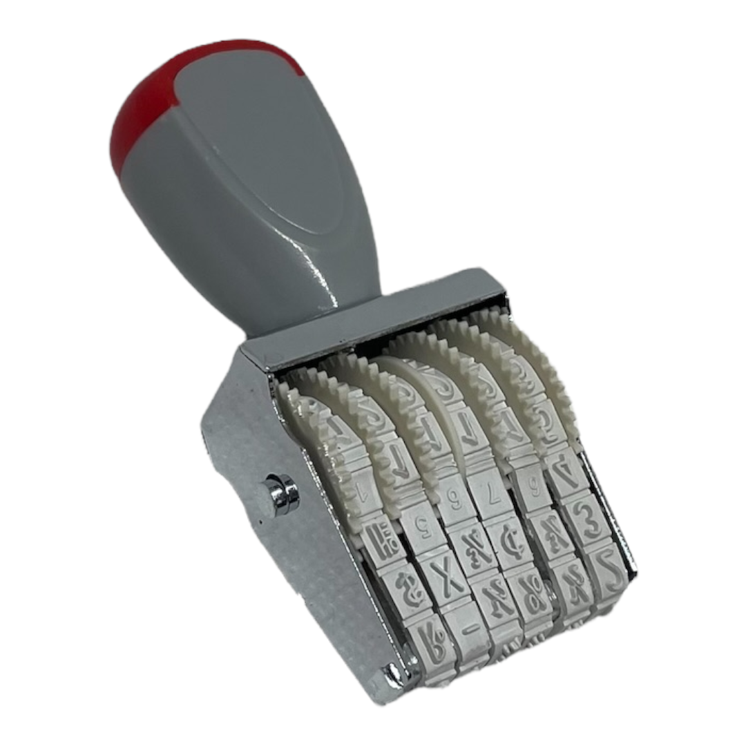 Sello Numerador De 6 Dígitos Con Símbolos