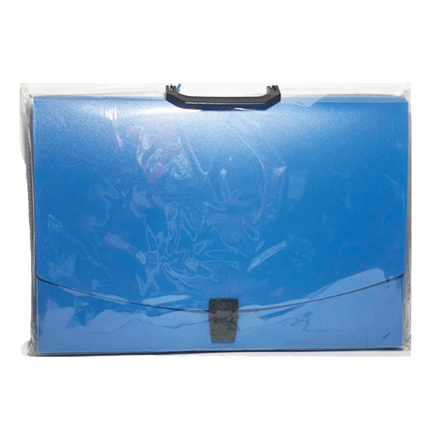 Portafolio de Plástico sin Divisiones – Tamaño Oficio con Cierre de Broche