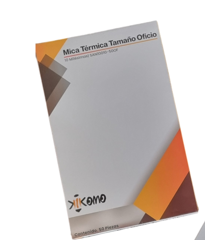 Mica Protectora Tamaño Oficio De 10 U 8 Milésimas