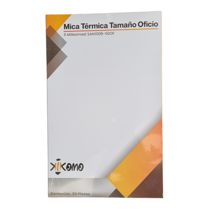 Mica Protectora Tamaño Oficio De 10 U 8 Milésimas