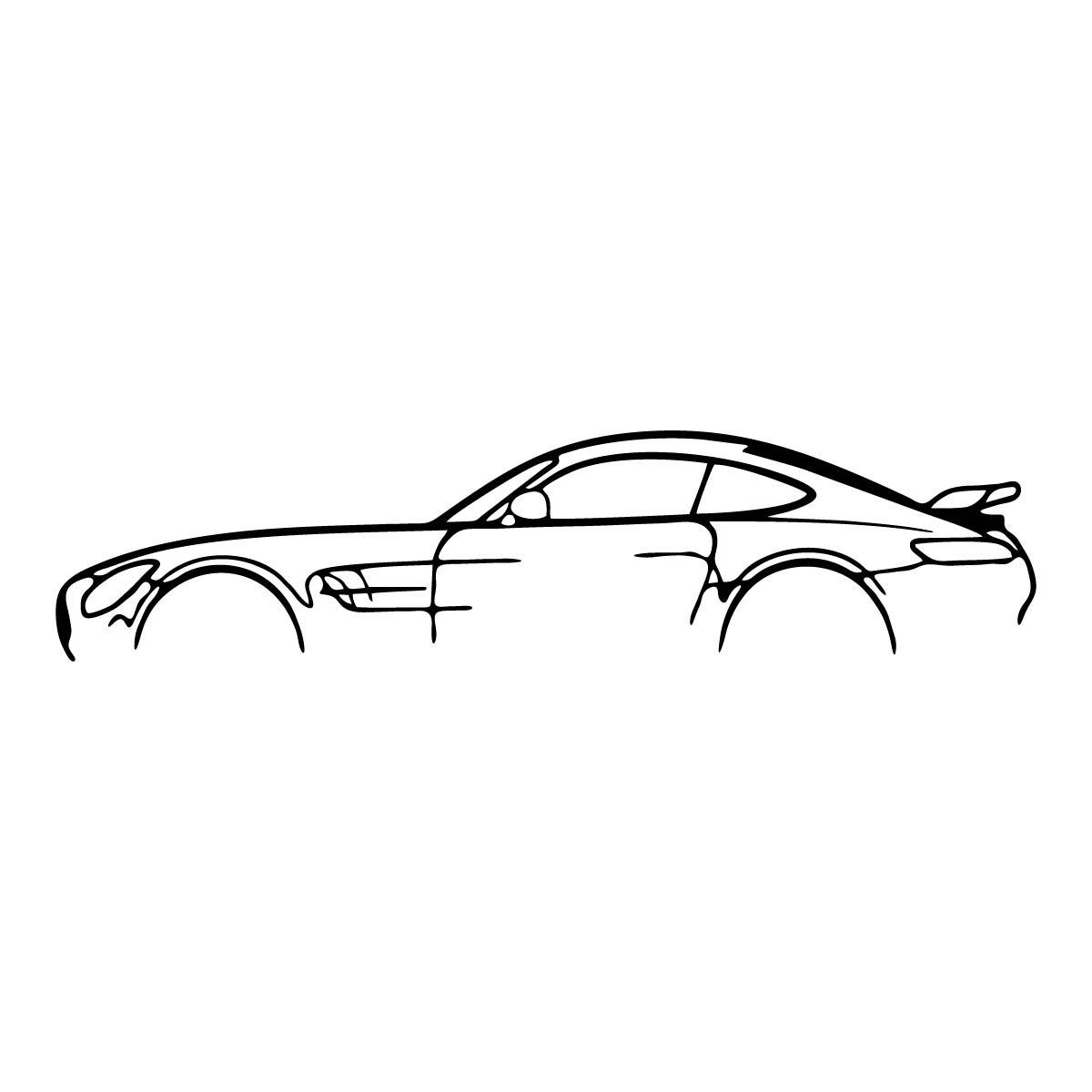 Cuadros de Autos – Corte Láser en MDF 90 x 18 cm