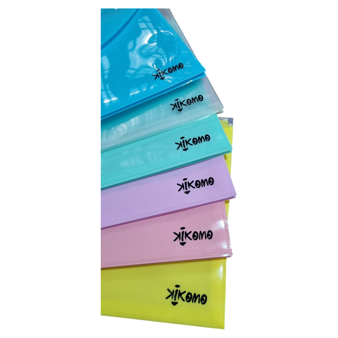 Sobre Con Broche y Zip Tamaño Carta Colores Pasteles