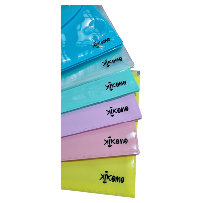 Sobre Con Broche y Zip Tamaño Carta Colores Pasteles