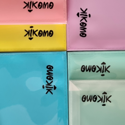 Sobre Con Broche y Zip Tamaño Carta Colores Pasteles