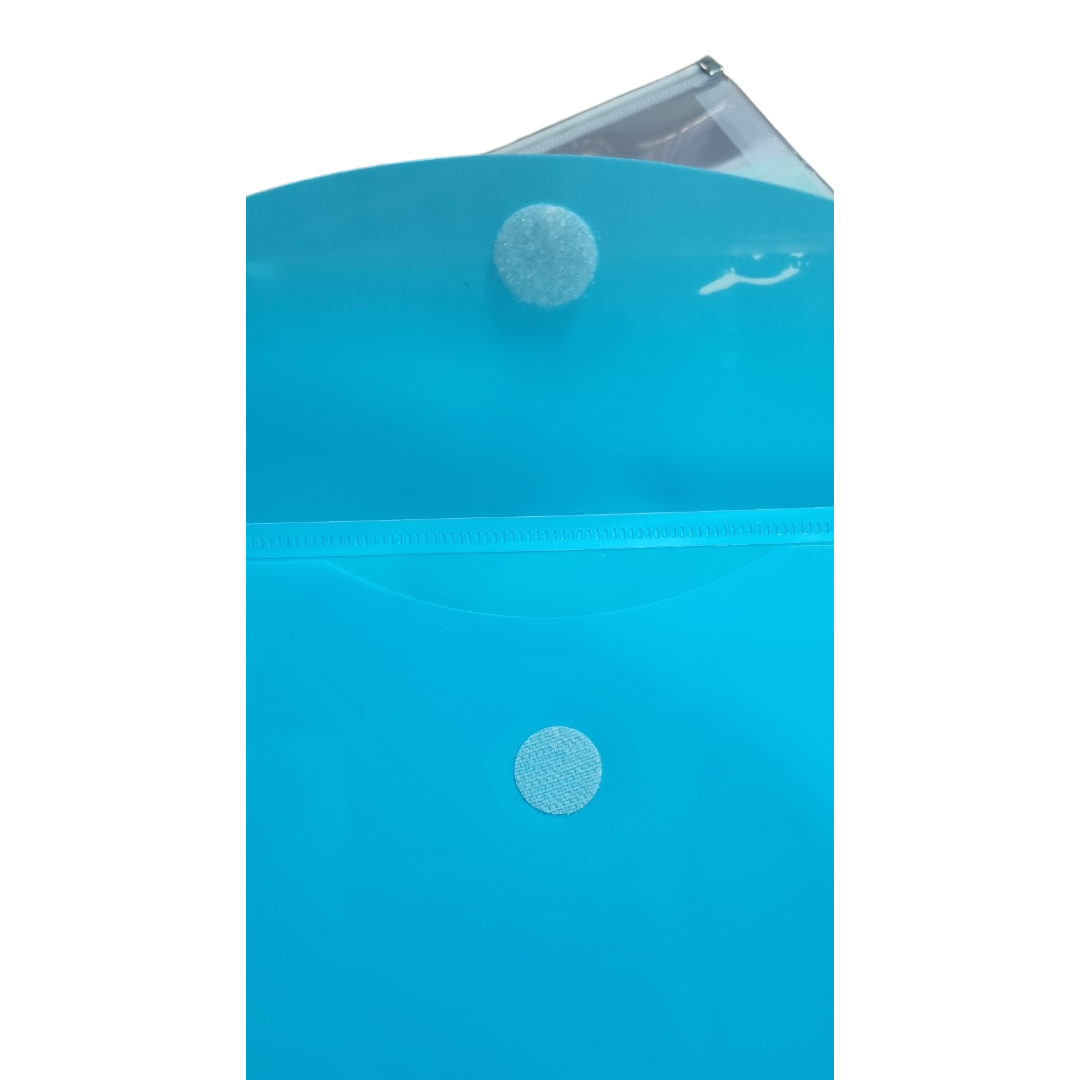 Sobre Con Broche y Zip Tamaño Carta Colores Pasteles