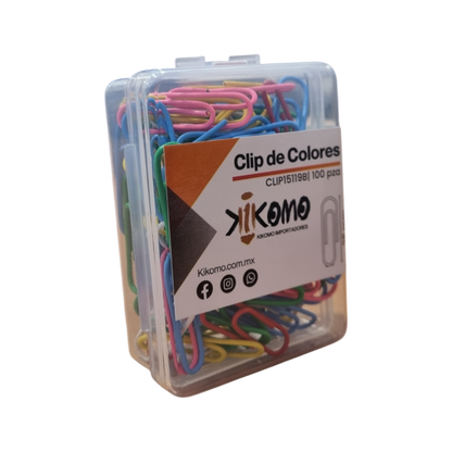 Clip Forrado De Colores 28 MM
