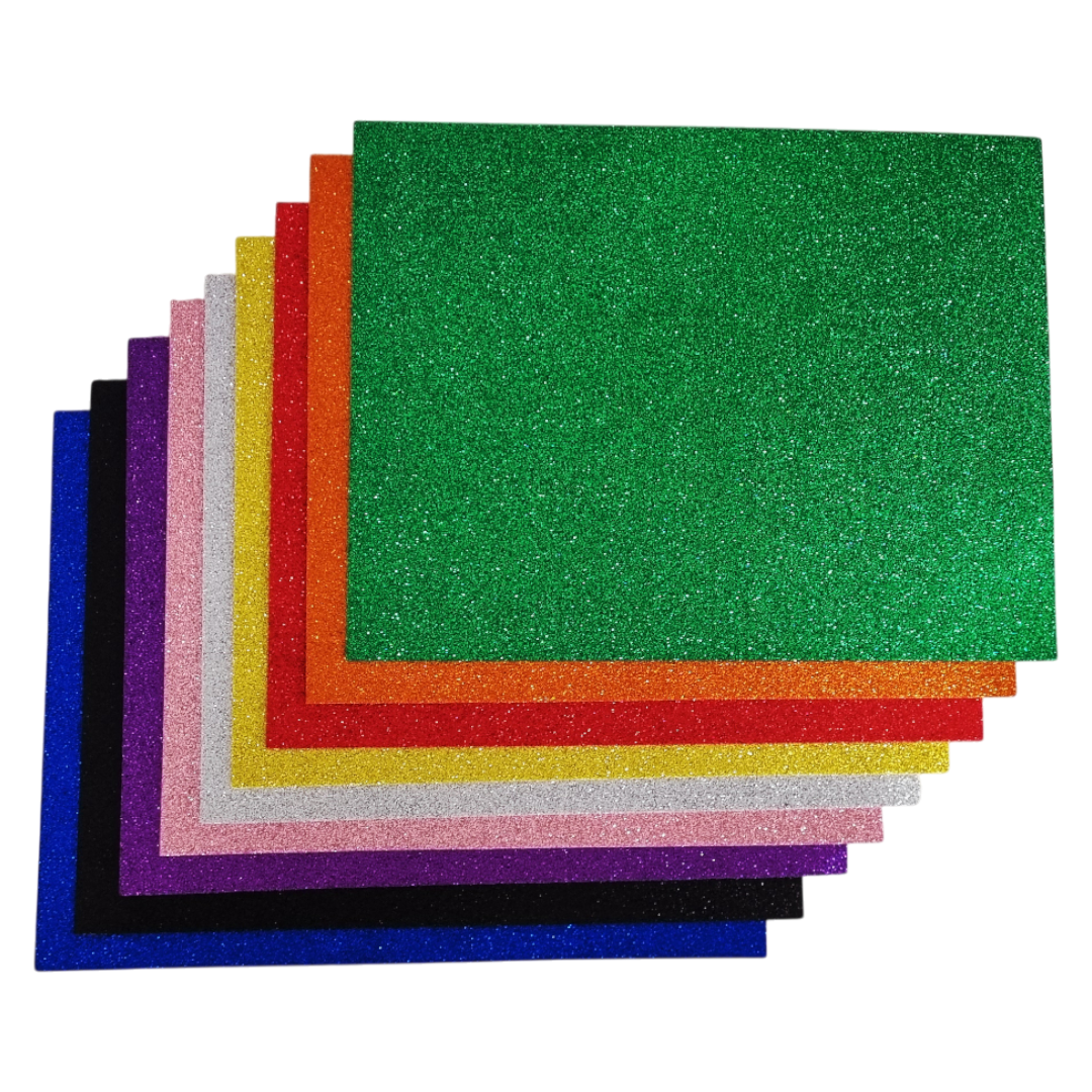 Foamy Diamantado Por Color Tamaño 4 Cartas