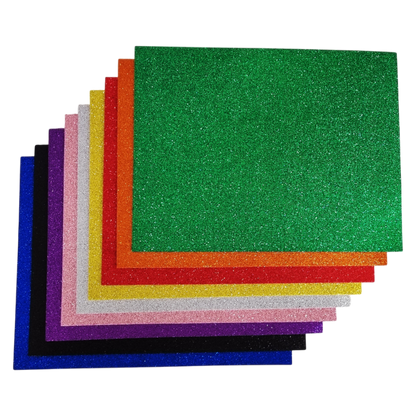 Foamy Diamantado Por Color Tamaño 4 Cartas