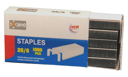 Caja de Grapas Metálicas Tamaño Estándar 12 cajas con 1000 piezas