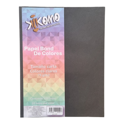 Ciento de Hoja de Color Tamaño Carta