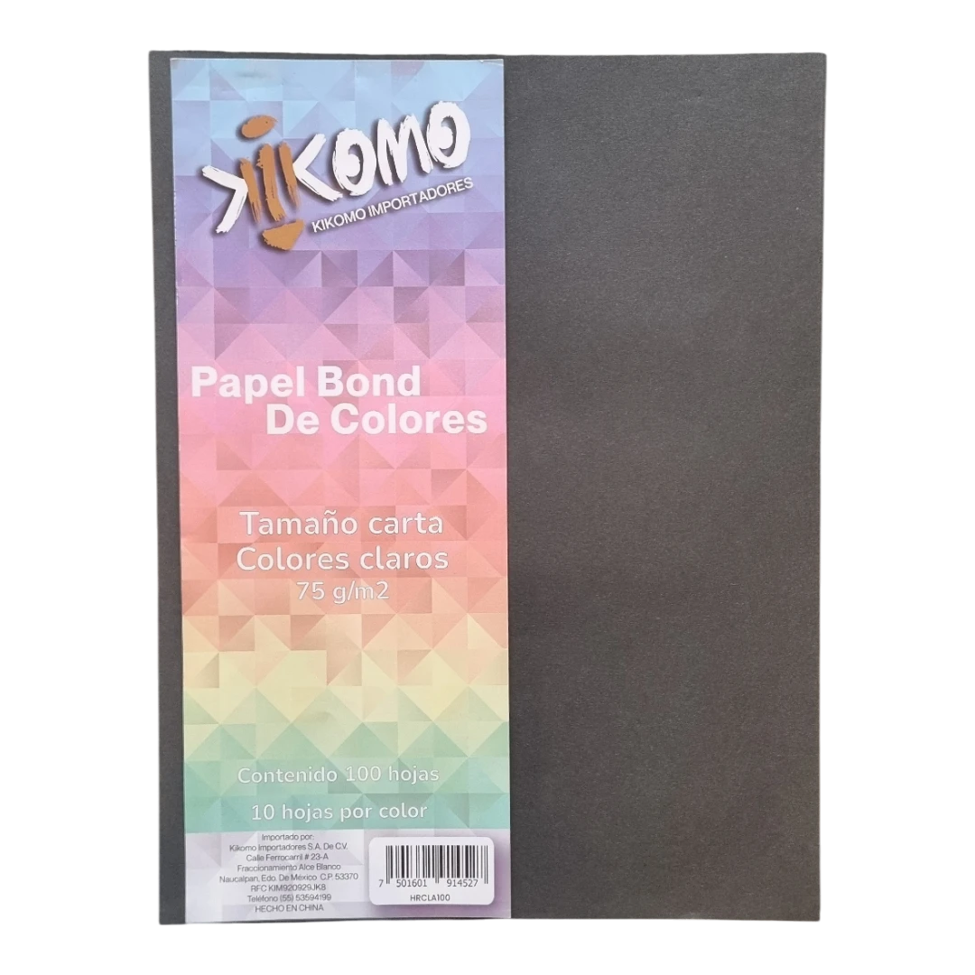Ciento de Hoja de Color Tamaño Carta