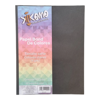 Ciento de Hoja de Color Tamaño Carta