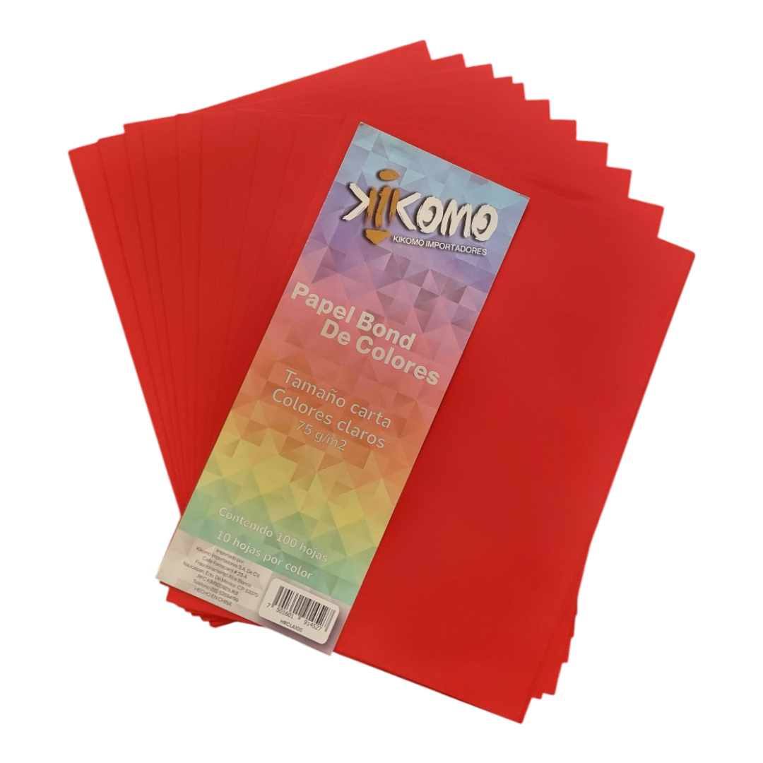 Ciento de Hoja de Color Tamaño Carta
