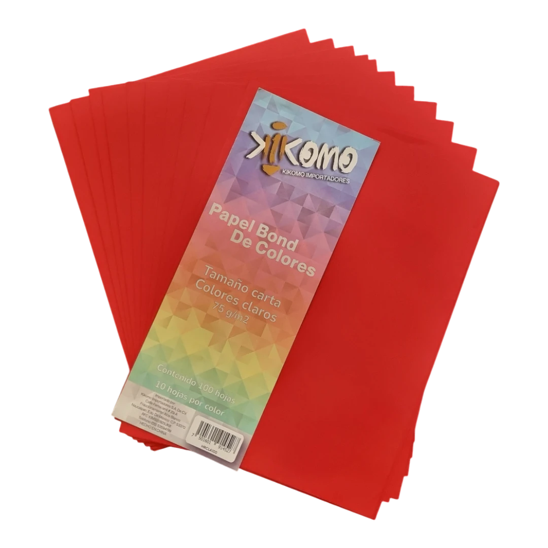 Ciento de Hoja de Color Tamaño Carta