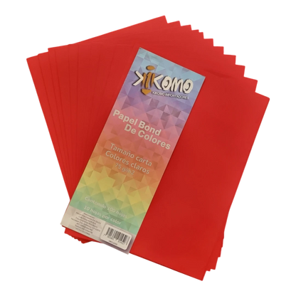 Ciento de Hoja de Color Tamaño Carta