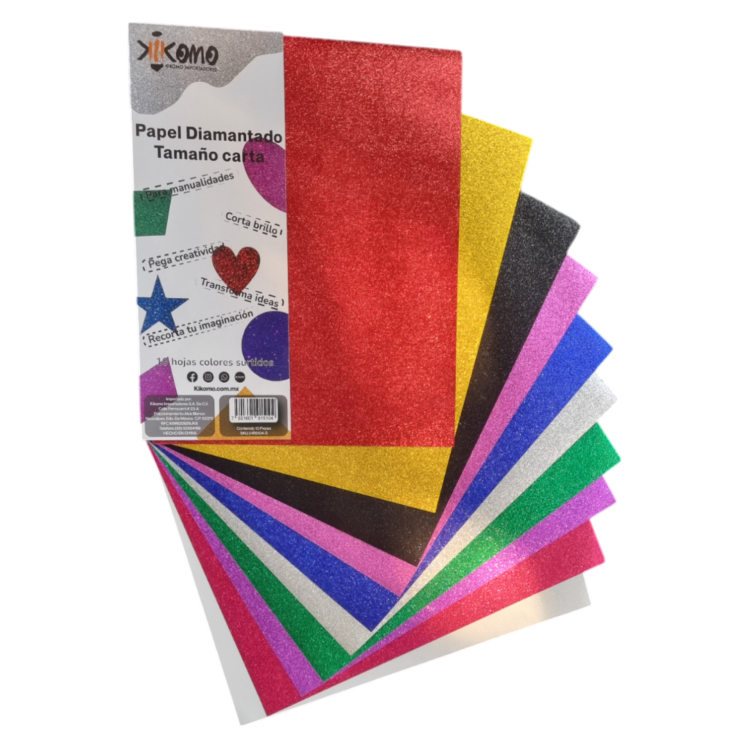 Papel Diamantado Tamaño Carta