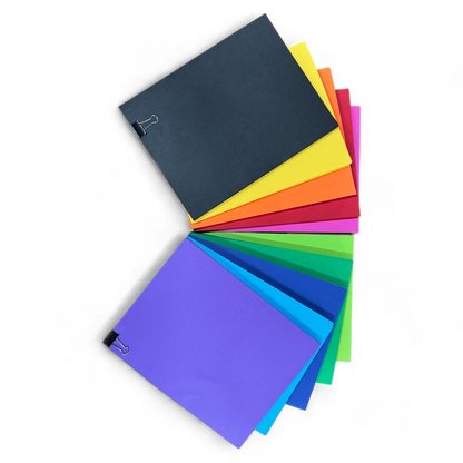 Hoja De Color Tamaño Carta Colores Intensos