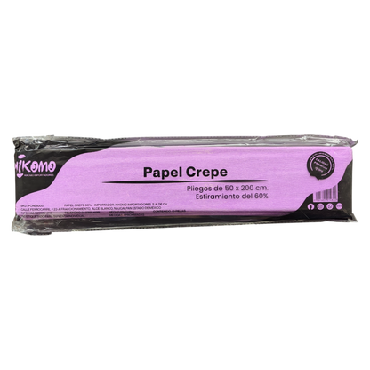 Papel Crepé 10 Pliegos de 50x200