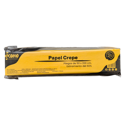 Papel Crepé 10 Pliegos de 50x200