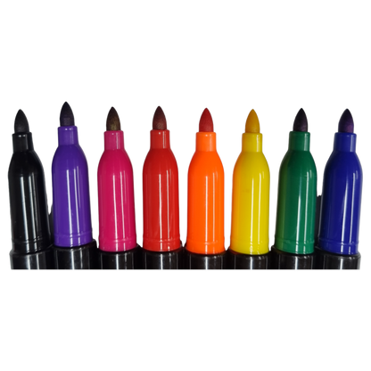 Marcador Permanente Colores Blíster 8 Piezas