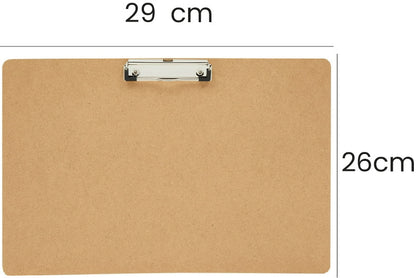 Tabla Sujeta Papeles Clip Tamaño Carta Horizontal