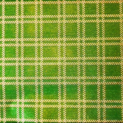 Papel Gofrado Con Patones Plateados Paquete Con 25 Pliegos