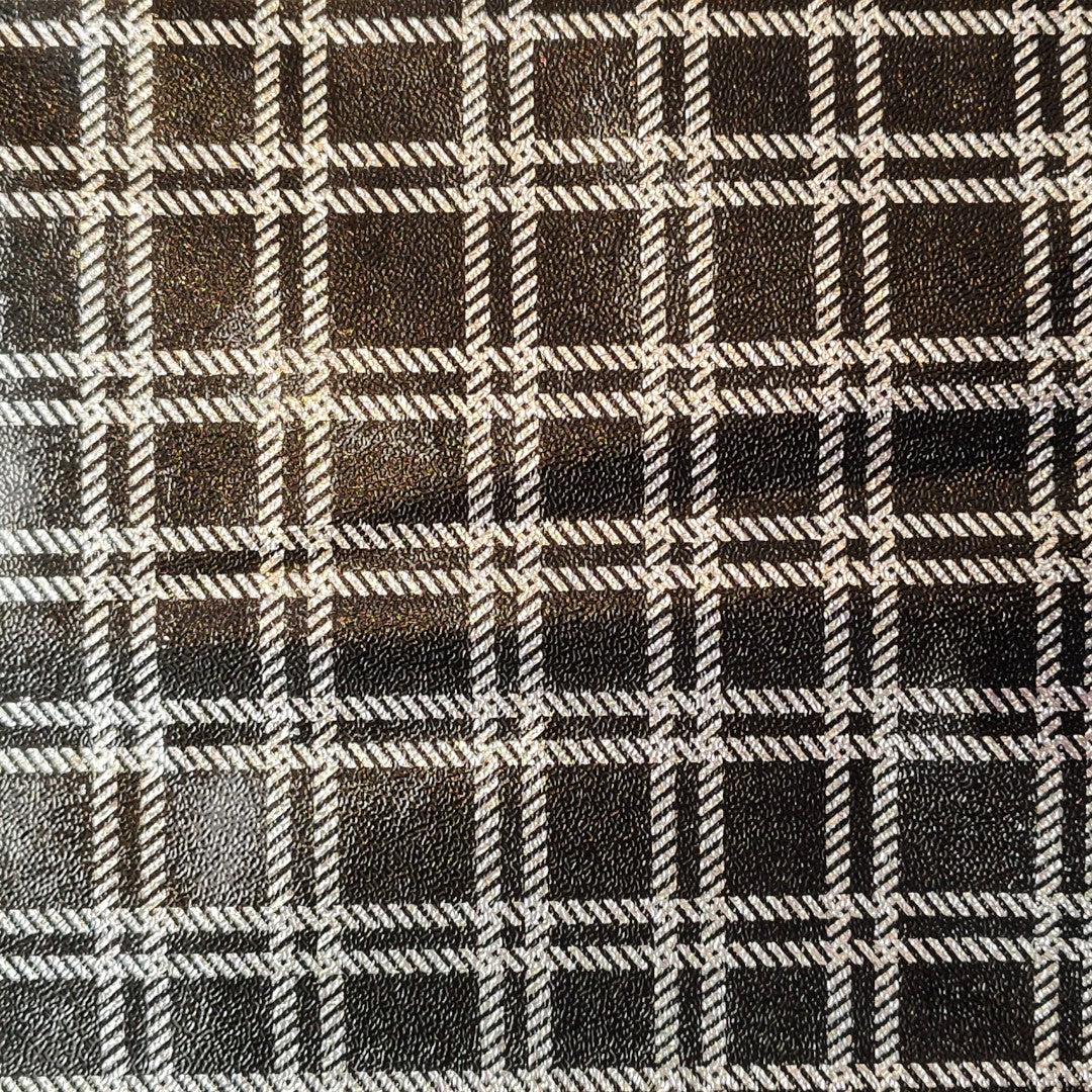 Papel Gofrado Con Patones Plateados Paquete Con 25 Pliegos