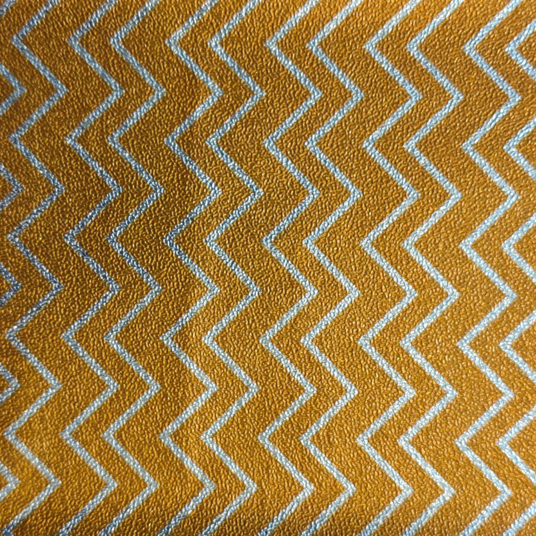 Papel Gofrado Con Patones Plateados Paquete Con 25 Pliegos