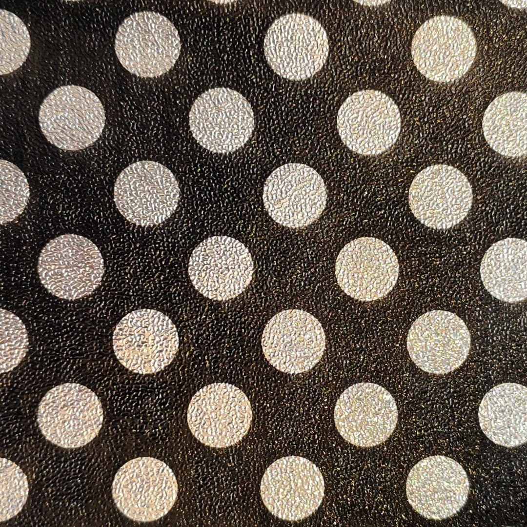 Papel Gofrado Con Patones Plateados Paquete Con 25 Pliegos