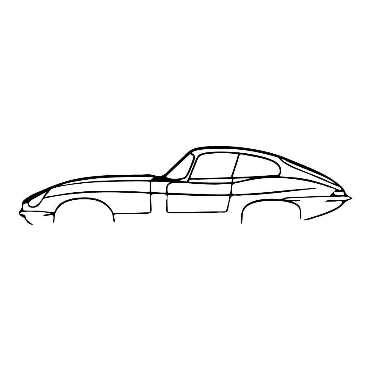 Cuadros de Autos – Corte Láser en MDF 90 x 18 cm