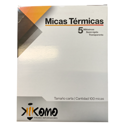 Mica Protectora Transparente De 5 Milésimas