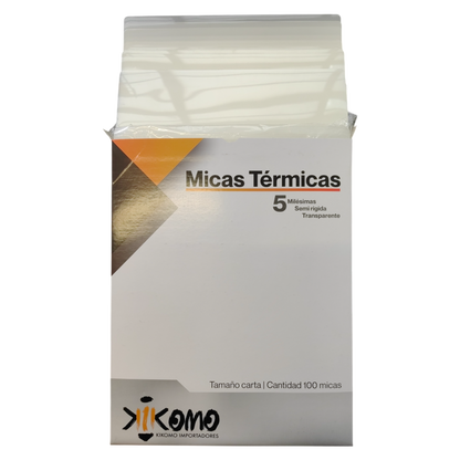 Mica Protectora Transparente De 5 Milésimas