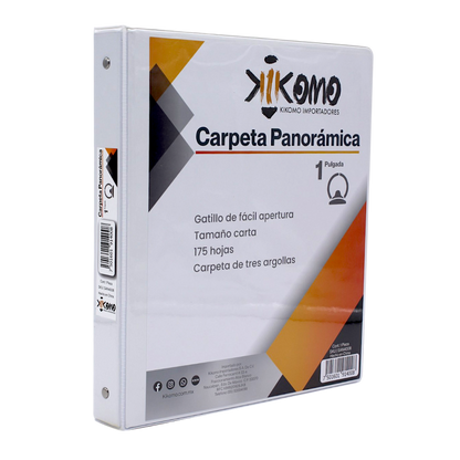 Carpeta de 1 Pulgada – Organizador de Documentos con Anillos Metálicos